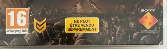 Killzone HD, the PEGI square on its front