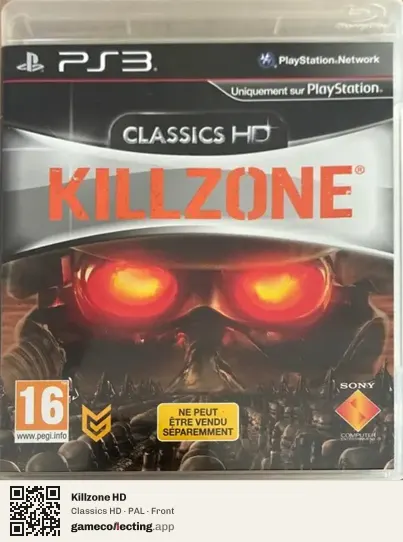 Killzone HD PlayStation 3, PAL box front