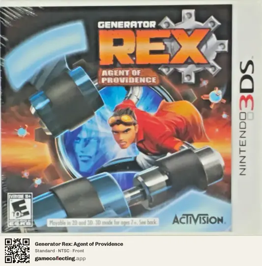 Generator Rex: Agent of Providence Nintendo 3DS, NTSC box front