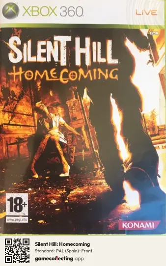 Silent Hill: Homecoming Xbox 360, Spain box front