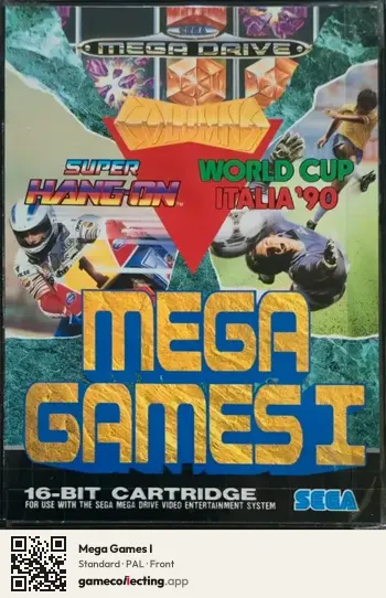 Mega Games I Sega Mega Drive / Genesis, PAL box front