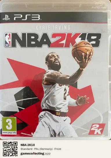 NBA 2K18 PlayStation 3, Germany box front