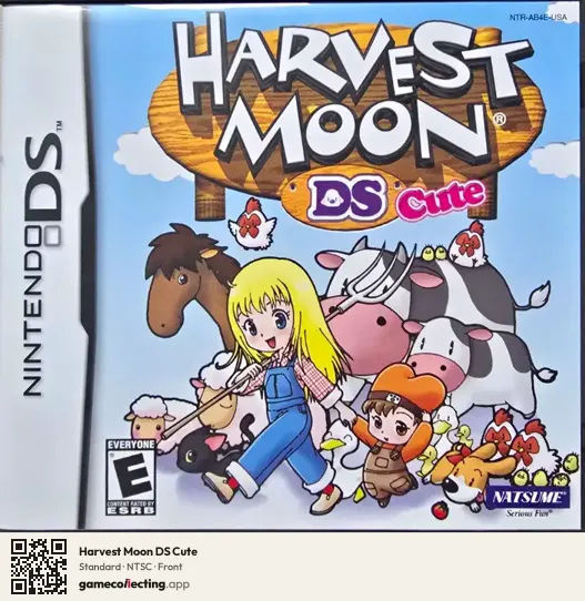 Harvest Moon DS Cute Nintendo DS, NTSC box front
