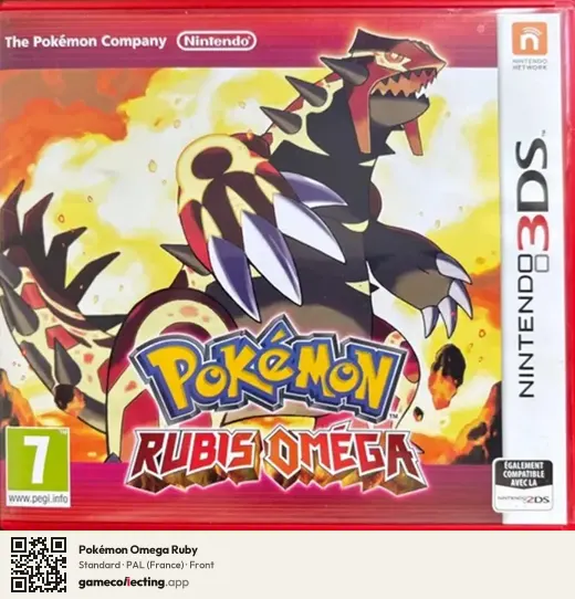 Pokémon Omega Ruby Nintendo 3DS, France box front