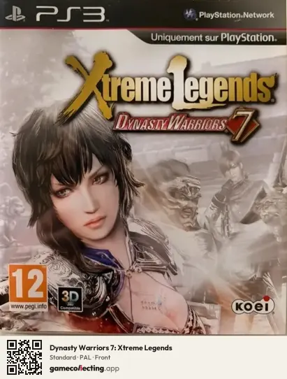 Dynasty Warriors 7: Xtreme Legends PlayStation 3, PAL box front