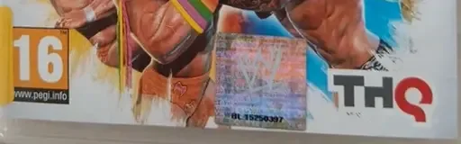 WWE All Stars, the PEGI square on its front