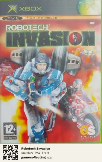 Robotech: Invasion Xbox, PAL box front