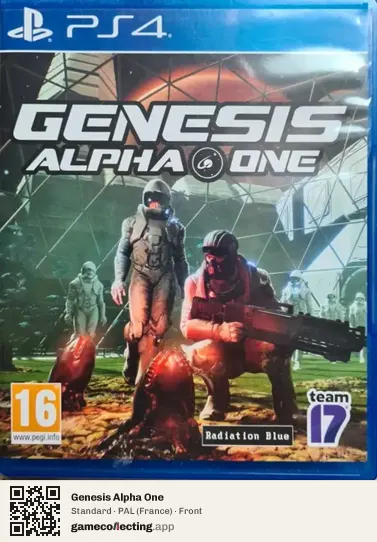 Genesis Alpha One PlayStation 4, France box front