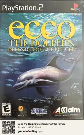 Ecco the Dolphin: Defender of the Future PlayStation 2, NTSC box front