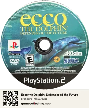 Ecco the Dolphin: Defender of the Future PlayStation 2, NTSC disc