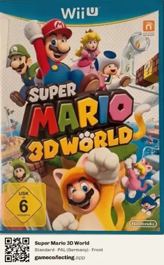 Super Mario 3D World Nintendo Wii U, Germany box front
