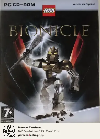 Bionicle: The Game Computer, Spain box front