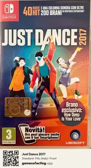 Just Dance 2017 Nintendo Switch, Italy box front