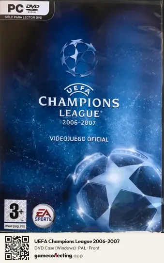 UEFA Champions League 2006-2007 Computer, PAL box front