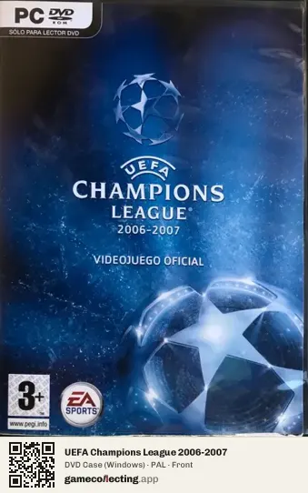 UEFA Champions League 2006-2007 Computer, PAL box front