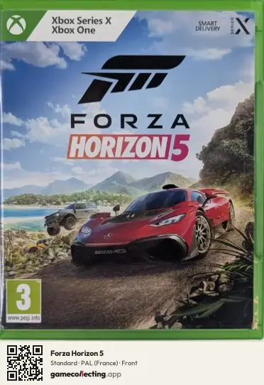 Forza Horizon 5 Xbox Series X, France box front