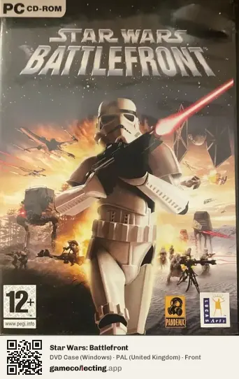 Star Wars: Battlefront Computer, United Kingdom box front