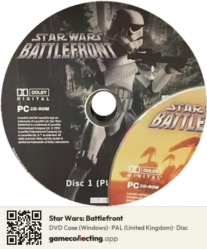 Star Wars: Battlefront Computer, PAL disc