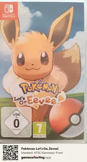 Pokémon: Let's Go, Eevee! Nintendo Switch, Germany box front