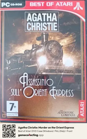 Agatha Christie: Murder on the Orient Express Computer, Italy box front