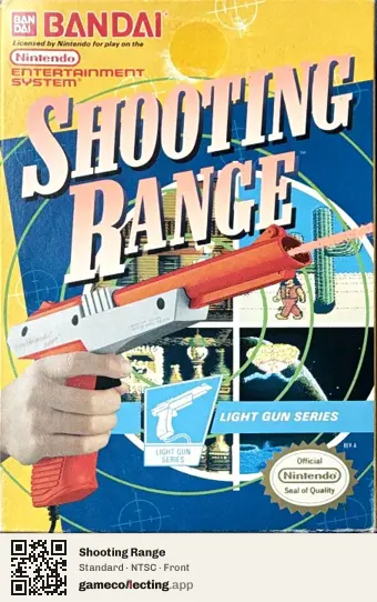 Shooting Range Nintendo Entertainment System, NTSC box front