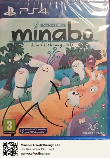 Minabo: A Walk through Life PlayStation 4, PAL box front