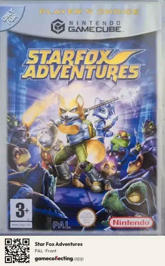 Star Fox Adventures Nintendo GameCube, PAL box front