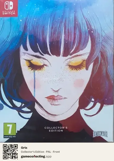Gris Nintendo Switch, PAL box front