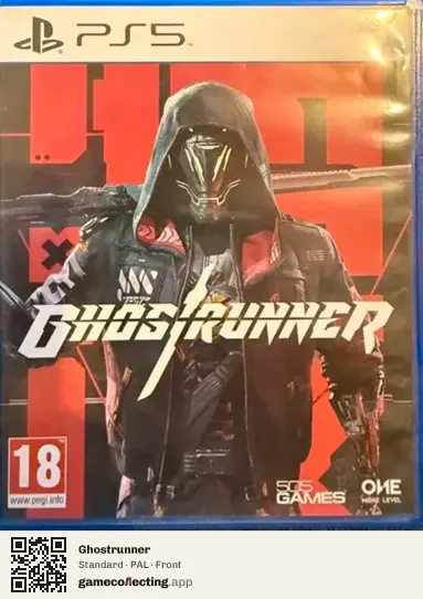 Ghostrunner PlayStation 5, PAL box front