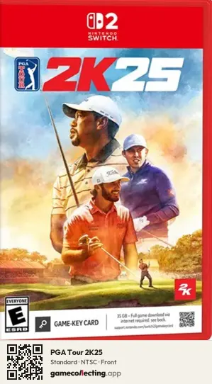 PGA Tour 2K25 Nintendo Switch 2, NTSC box front