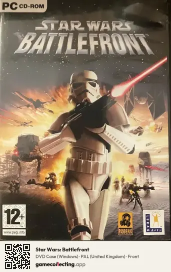 Star Wars: Battlefront Computer, United Kingdom box front