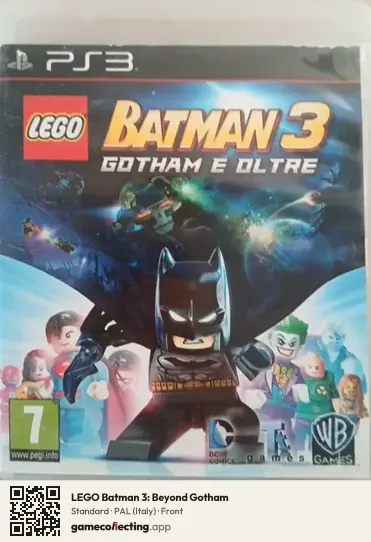 LEGO Batman 3: Beyond Gotham PlayStation 3, Italy box front