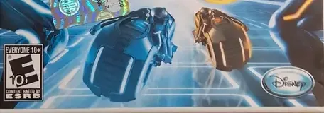 Tron: Evolution: Battle Grids, the ESRB box on its front