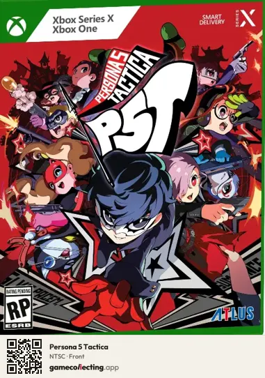 Persona 5 Tactica Xbox Series X, NTSC box front