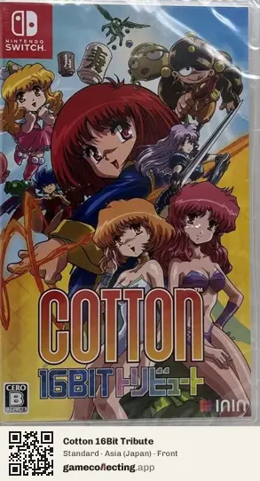 Cotton 16Bit Tribute Nintendo Switch, Asia box front