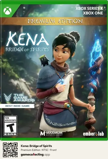 Kena: Bridge of Spirits Xbox Series X, NTSC box front