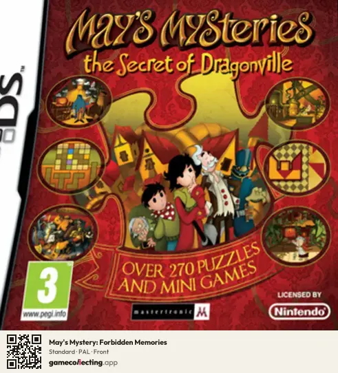 May's Mystery: Forbidden Memories Nintendo DS, PAL box front