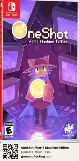 OneShot: World Machine Edition Nintendo Switch, NTSC box front