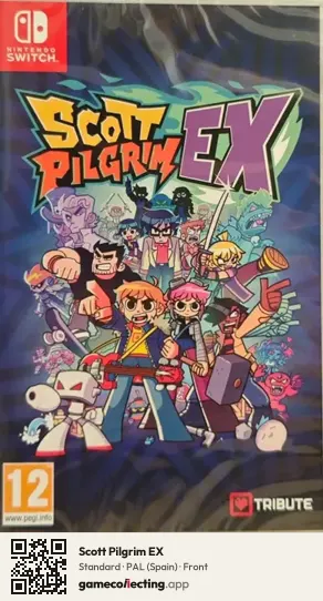 Scott Pilgrim EX Nintendo Switch, Spain box front