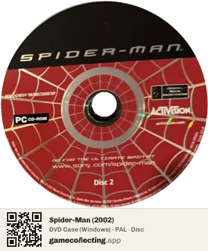 Spider-Man (2002) Computer, PAL disc