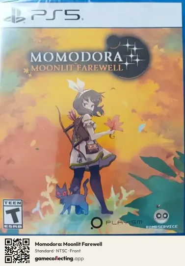 Momodora: Moonlit Farewell PlayStation 5, NTSC box front