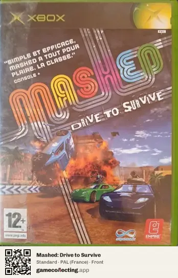 Mashed: Drive to Survive Xbox, France box front