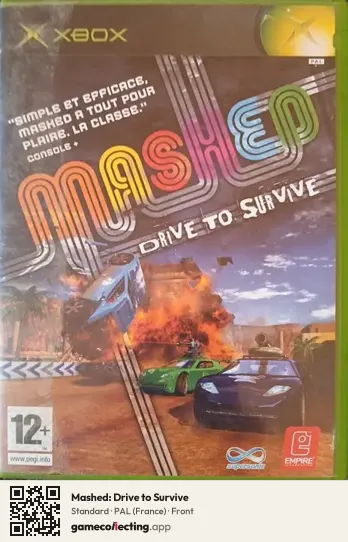 Mashed: Drive to Survive Xbox, France box front