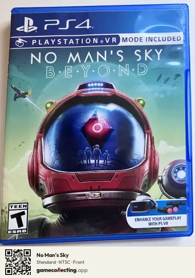 No Man's Sky PlayStation 4, NTSC box front