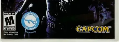 Resident Evil: The Darkside Chronicles, the ESRB box on its front