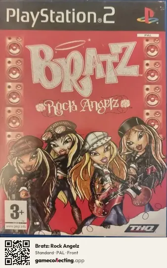 Bratz: Rock Angelz PlayStation 2, PAL box front