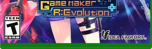 Neptunia Game Maker R:Evolution, the ESRB box on its front