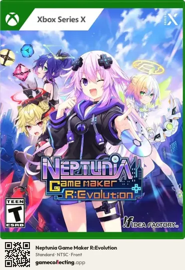 Neptunia Game Maker R:Evolution Xbox Series X, NTSC box front