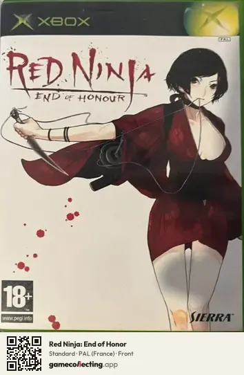 Red Ninja: End of Honor Xbox, France box front