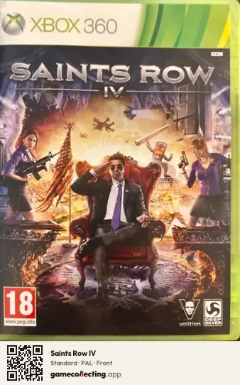 Saints Row IV Xbox 360, PAL box front